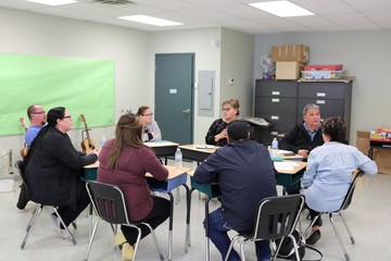 Regional Education Program Review Community Engagement at Bishop Routhier School on April 11, 2018
